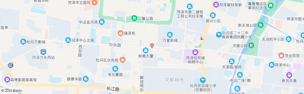 菏泽市政工程处_公交站地图_菏泽公交_妙搜公交查询2024