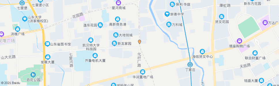 济南化纤厂路华龙路_公交站地图_济南公交_妙搜公交查询2024