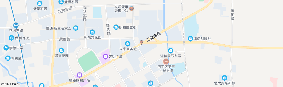 济南工业南路开拓路_公交站地图_济南公交_妙搜公交查询2024