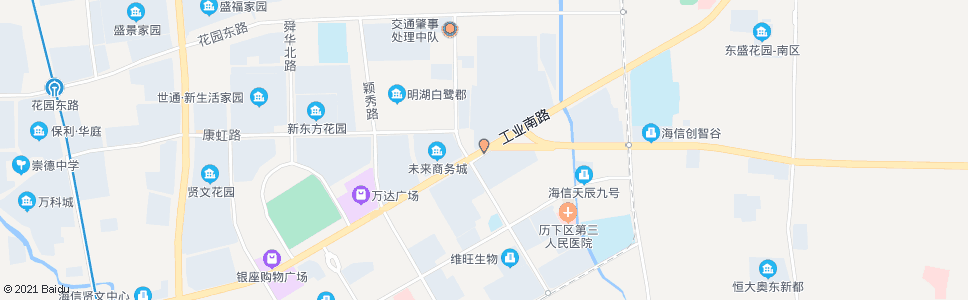 济南开拓路工业南路_公交站地图_济南公交_妙搜公交查询2025