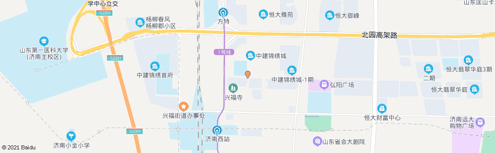 济南齐州路兴福寺路_公交站地图_济南公交_妙搜公交查询2024