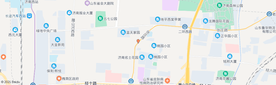 济南张庄路经六路_公交站地图_济南公交_妙搜公交查询2024