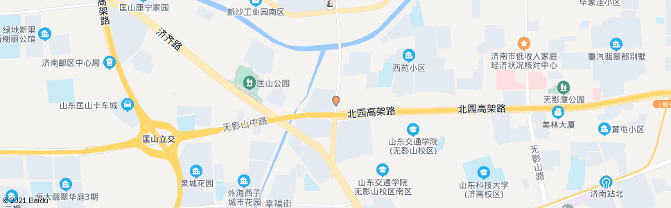 济南黄岗路无影山中路_公交站地图_济南公交_妙搜公交查询2025