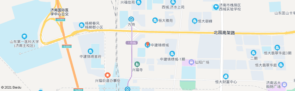 济南中建锦绣城_公交站地图_济南公交_妙搜公交查询2025