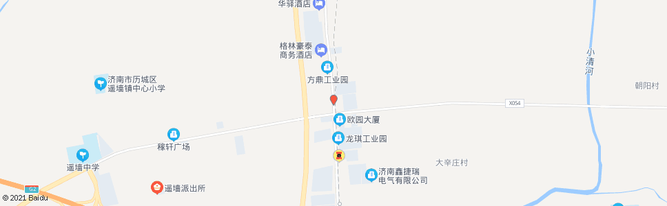 济南机场路荷花路_公交站地图_济南公交_妙搜公交查询2024