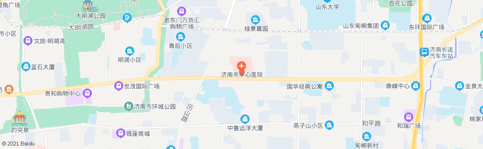 济南市医院_公交站地图_济南公交_妙搜公交查询2024