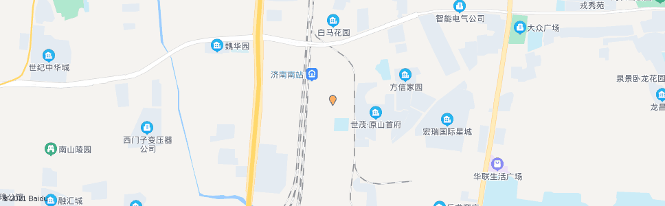 济南白马山铁路新村_公交站地图_济南公交_妙搜公交查询2024