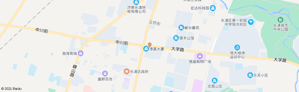 济南大学路灵岩路_公交站地图_济南公交_妙搜公交查询2024