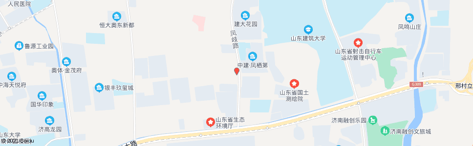 济南兴港路凤歧路_公交站地图_济南公交_妙搜公交查询2025