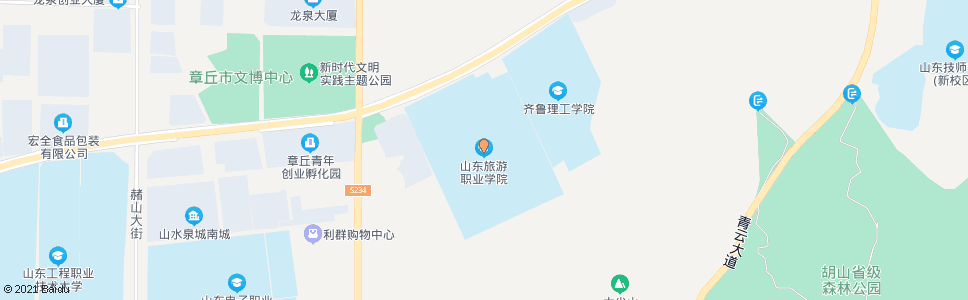 济南旅游职业学院_公交站地图_济南公交_妙搜公交查询2024