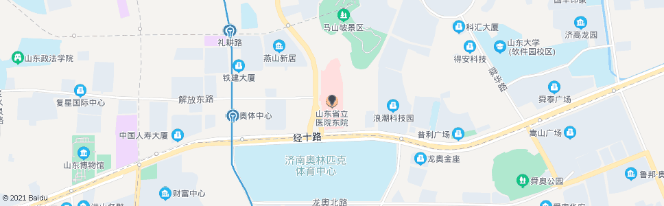 济南省立医院西院_公交站地图_济南公交_妙搜公交查询2025