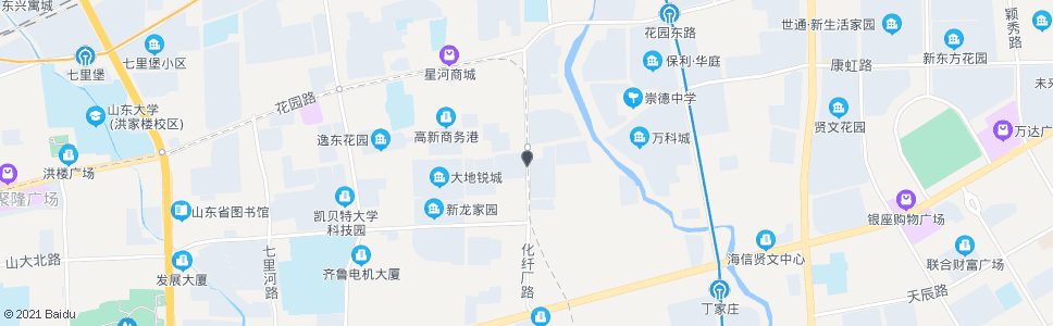 济南化纤厂路华能路_公交站地图_济南公交_妙搜公交查询2024