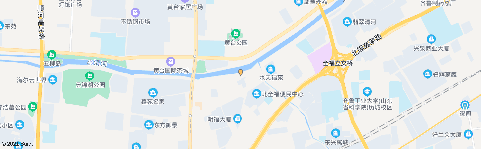 济南小清河南路航运路_公交站地图_济南公交_妙搜公交查询2025