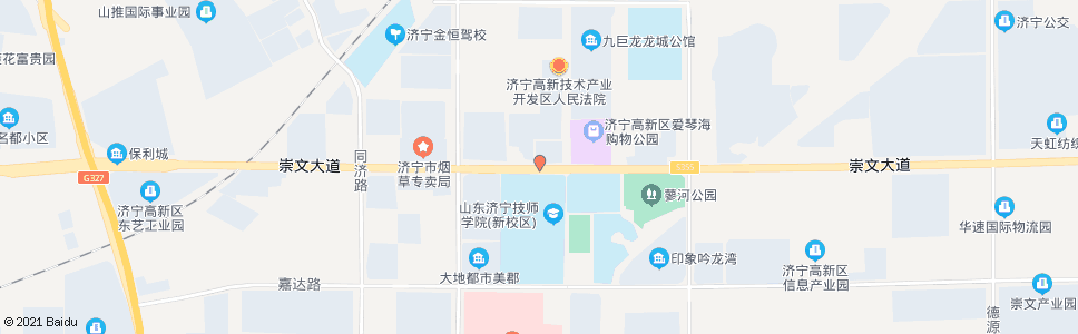 济宁小松山东(济宁技师学院)_公交站地图_济宁公交_妙搜公交查询2024