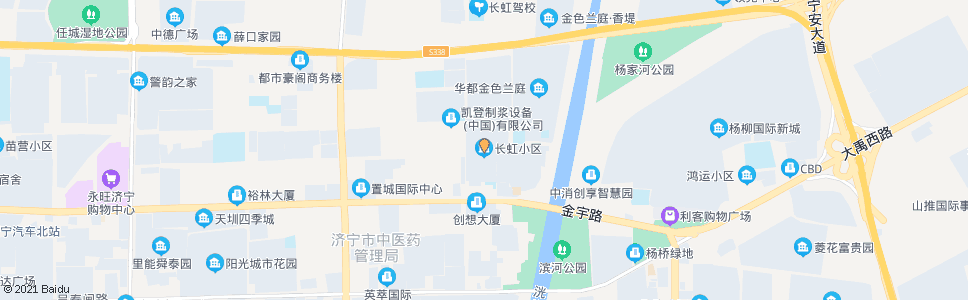 济宁长虹小区_公交站地图_济宁公交_妙搜公交查询2024