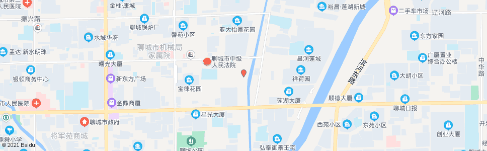 聊城花园路兴华路口南站_公交站地图_聊城公交_妙搜公交查询2024