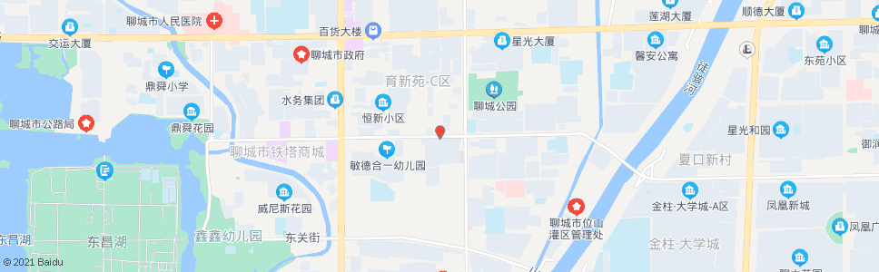 聊城利民大药店_公交站地图_聊城公交_妙搜公交查询2024