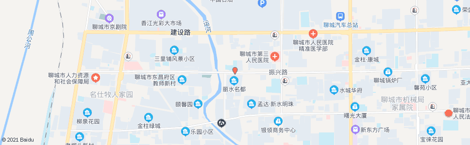 聊城振兴路运河东站_公交站地图_聊城公交_妙搜公交查询2024