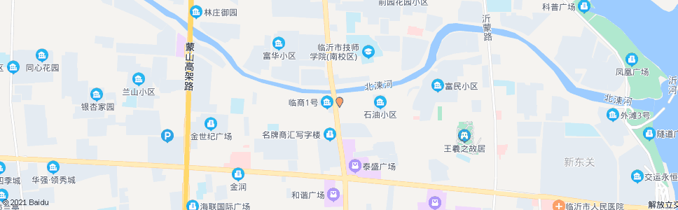 临沂金鹰家电水田桥店_公交站地图_临沂公交_妙搜公交查询2024