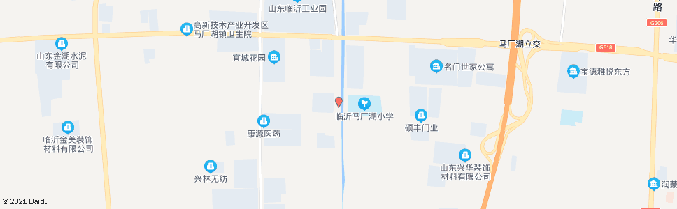 临沂马厂湖小学_公交站地图_临沂公交_妙搜公交查询2024