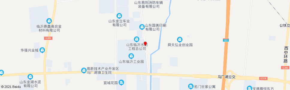 临沂鸿儒文化产业园(工业园管委会)_公交站地图_临沂公交_妙搜公交查询2024