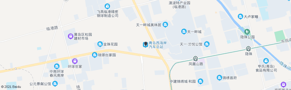 青岛西海岸汽车总站_公交站地图_青岛公交_妙搜公交查询2025