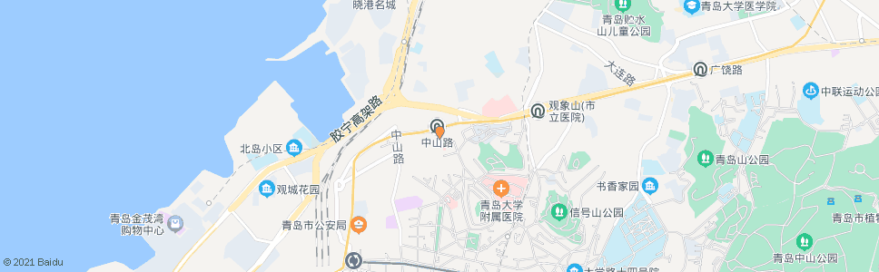 青岛芝罘路_公交站地图_青岛公交_妙搜公交查询2025