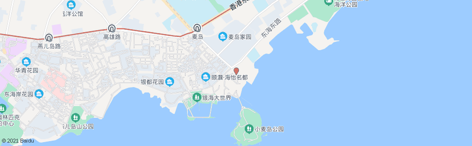 青岛麦岛路停车场_公交站地图_青岛公交_妙搜公交查询2025