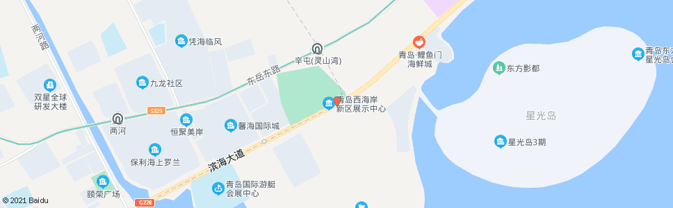 青岛灵山卫文化产业区_公交站地图_青岛公交_妙搜公交查询2024