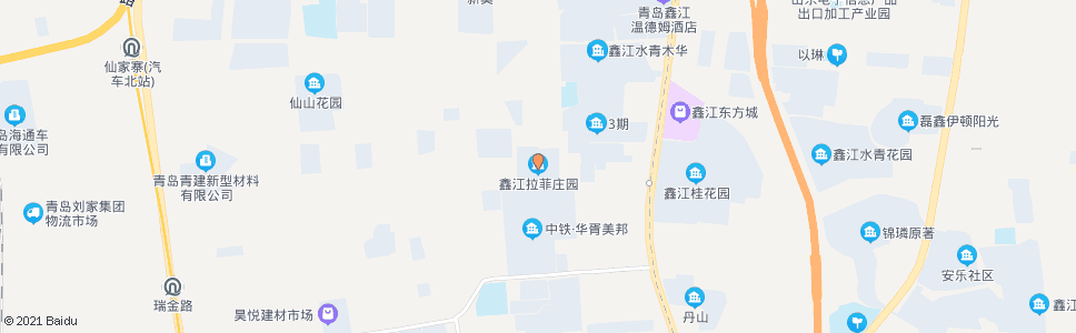 青岛拉菲庄园_公交站地图_青岛公交_妙搜公交查询2025