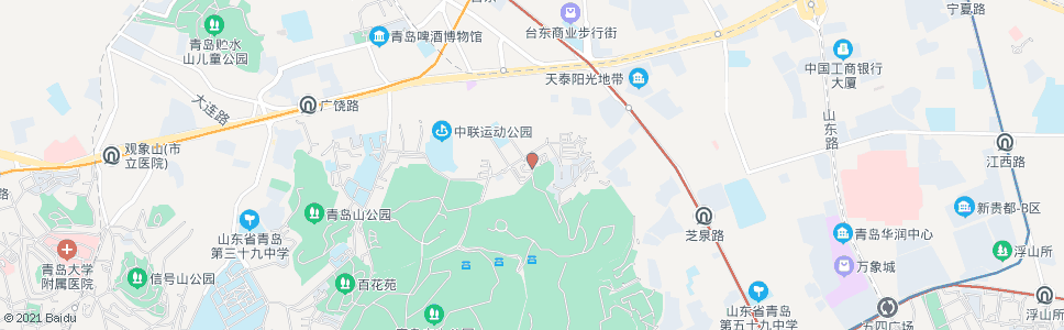 青岛龙潭路_公交站地图_青岛公交_妙搜公交查询2024