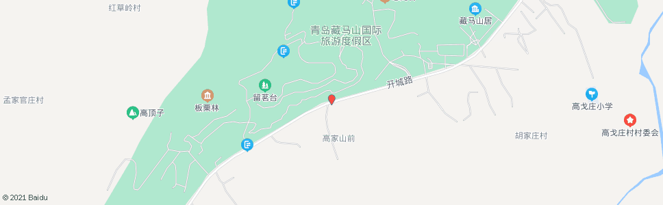 青岛高家山前_公交站地图_青岛公交_妙搜公交查询2025