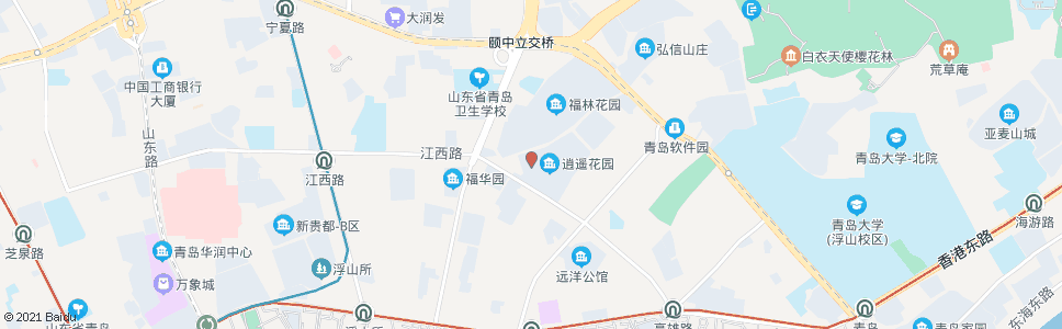 青岛逍遥路小区_公交站地图_青岛公交_妙搜公交查询2025