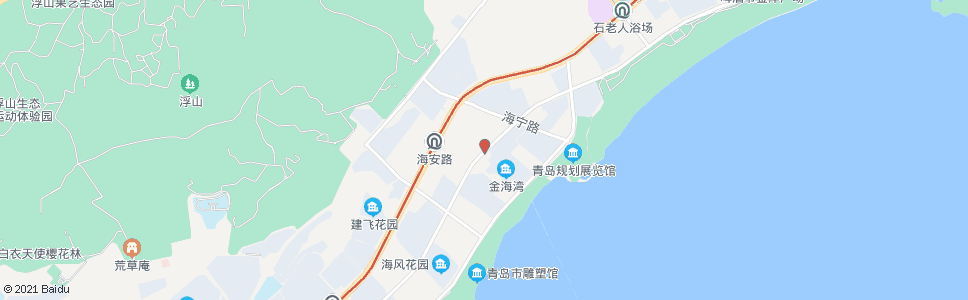 青岛海口路海安路_公交站地图_青岛公交_妙搜公交查询2024