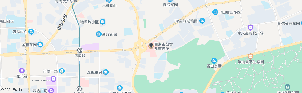 青岛儿童医院_公交站地图_青岛公交_妙搜公交查询2025