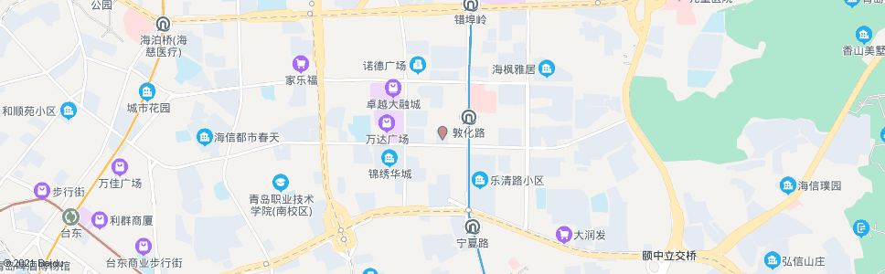 青岛档案馆_公交站地图_青岛公交_妙搜公交查询2025