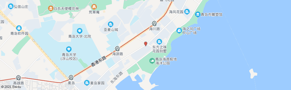 青岛海口路_公交站地图_青岛公交_妙搜公交查询2025