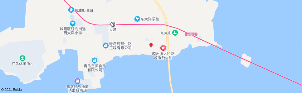 青岛岙东南路_公交站地图_青岛公交_妙搜公交查询2025