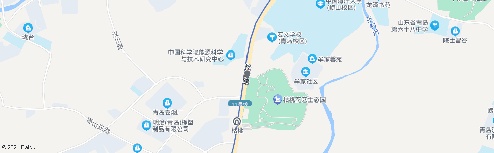 青岛松岭路_公交站地图_青岛公交_妙搜公交查询2025