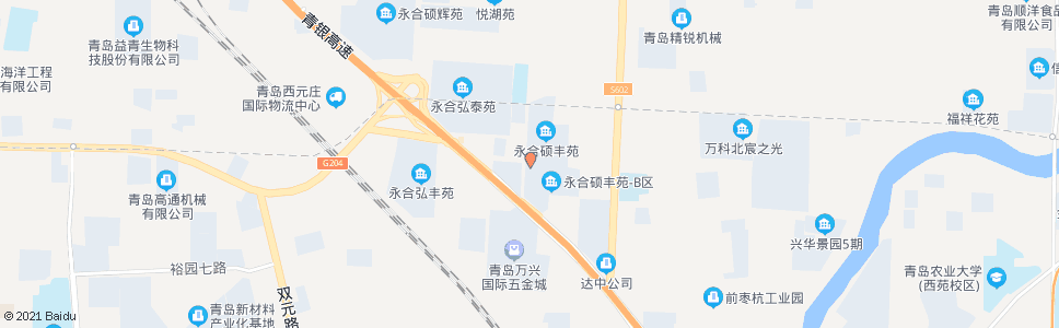 青岛西元庄_公交站地图_青岛公交_妙搜公交查询2025