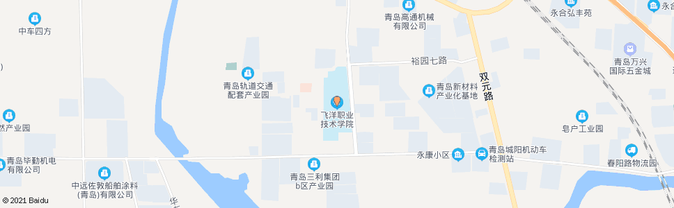 青岛飞洋学院_公交站地图_青岛公交_妙搜公交查询2025