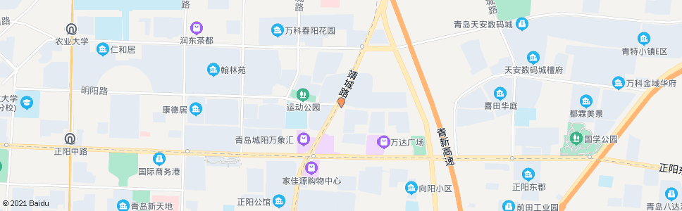 青岛明阳路_公交站地图_青岛公交_妙搜公交查询2024