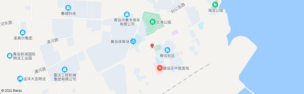 青岛黄岛街道服务中心_公交站地图_青岛公交_妙搜公交查询2025