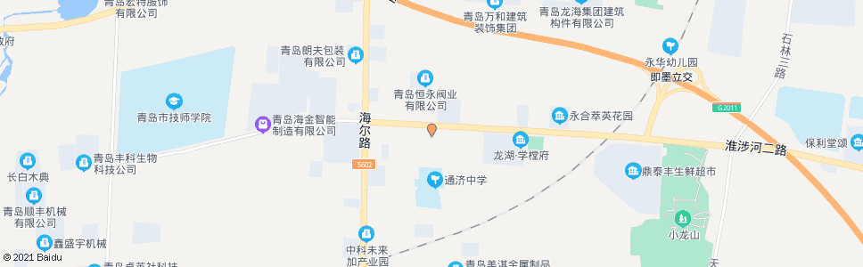 青岛闫家岭_公交站地图_青岛公交_妙搜公交查询2025