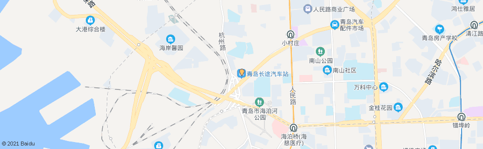 青岛内蒙古路长途站_公交站地图_青岛公交_妙搜公交查询2024