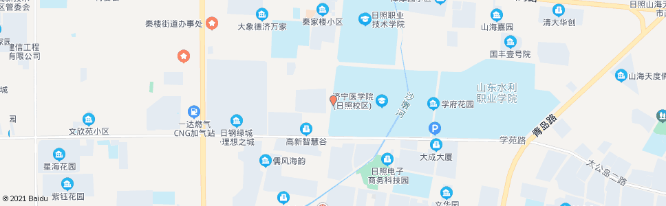 日照济宁医学院西门_公交站地图_日照公交_妙搜公交查询2025