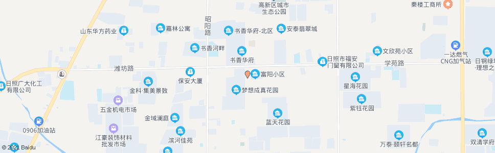 日照富阳路_公交站地图_日照公交_妙搜公交查询2025