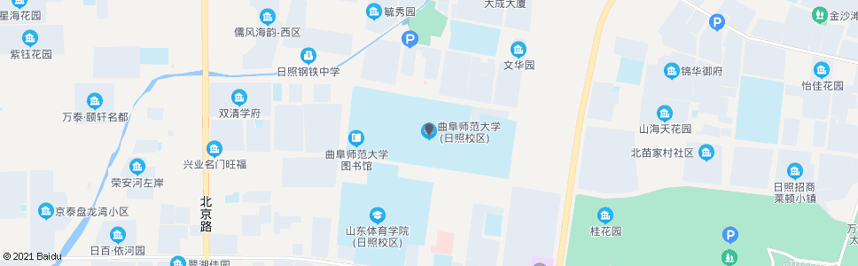 日照曲师大日照学院_公交站地图_日照公交_妙搜公交查询2024