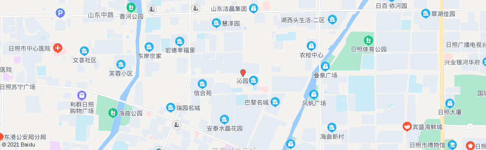 日照城建沁园_公交站地图_日照公交_妙搜公交查询2025