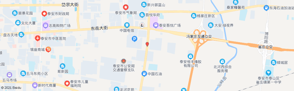 泰安小井村_公交站地图_泰安公交_妙搜公交查询2024